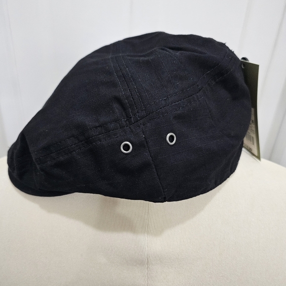 Driver/Newsboy Cap Vented, XL Black, NWT - Picture 2 of 10